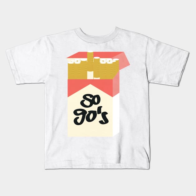 Smoking is so 90's Kids T-Shirt by Rosi Feist